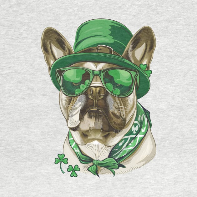 French Bulldog Leprechaun Dog St. Patricks Day by Wintrly